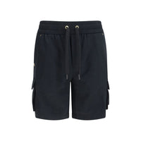 Moose Knuckles Black Cotton Bermuda Shorts