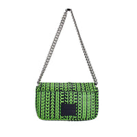 Marc Jacobs Neon Green The Monogram Leather J Marc Mini Shoulder Bag Crossbody