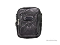Marc Jacobs Pillow Small Black Quilted Smooth Leather Crossbody Handbag Purse