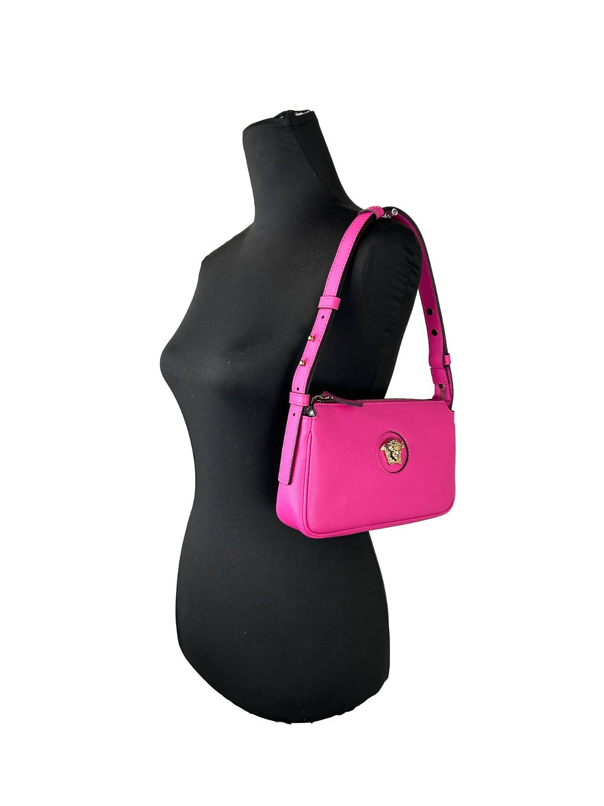 Versace La Medusa Vitello Shoulder Bag Purse