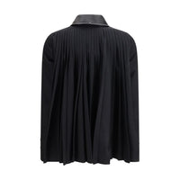 Max Mara Black Polyester Trench Coat