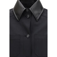 Max Mara Black Polyester Trench Coat