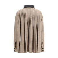 Max Mara Beige Polyester Trench Coat