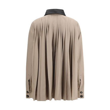 Max Mara Beige Polyester Trench Coat