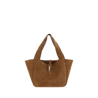 Saint Laurent Brown Calf Leather Bos Taurus Shoulder Bag