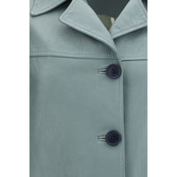 Chloé Blue Leather Jacket