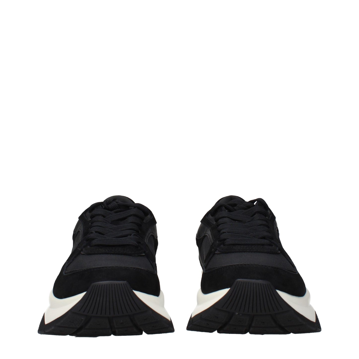Jimmy Choo Black Fabric Athletic Sneakers