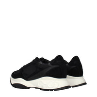 Jimmy Choo Black Fabric Athletic Sneakers