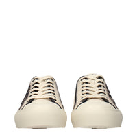 Jimmy Choo Beige Fabric Low Top Sneakers