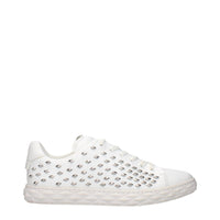 Jimmy Choo White Leather Sneakers