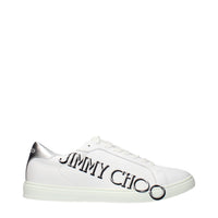 Jimmy Choo White Leather Sneakers