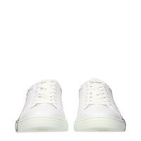 Jimmy Choo White Leather Sneakers