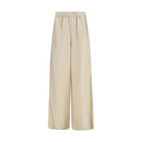 Max Mara Beige Linen Casual Pants