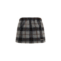 Miu Miu Multicolor Nylon Mini Skirt