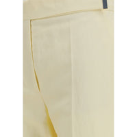 Max Mara Bicolor Viscose Flared Pants