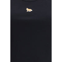 Maison Kitsuné Black Cotton Tank Tops