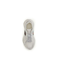 Gucci White Calf Leather Bos Taurus Athletic Sneakers