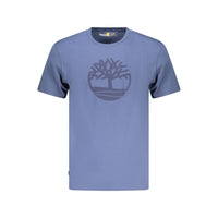Timberland Blu Cotton Men's T-Shirt