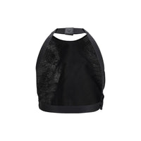 Max Mara Black Silk Pattern Shirt