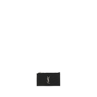 Saint Laurent Black Leather Wallet