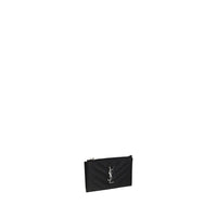Saint Laurent Black Leather Wallet