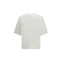 Palm Angels White Cotton T-Shirt