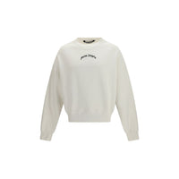 Palm Angels Beige Cotton Sweatshirt