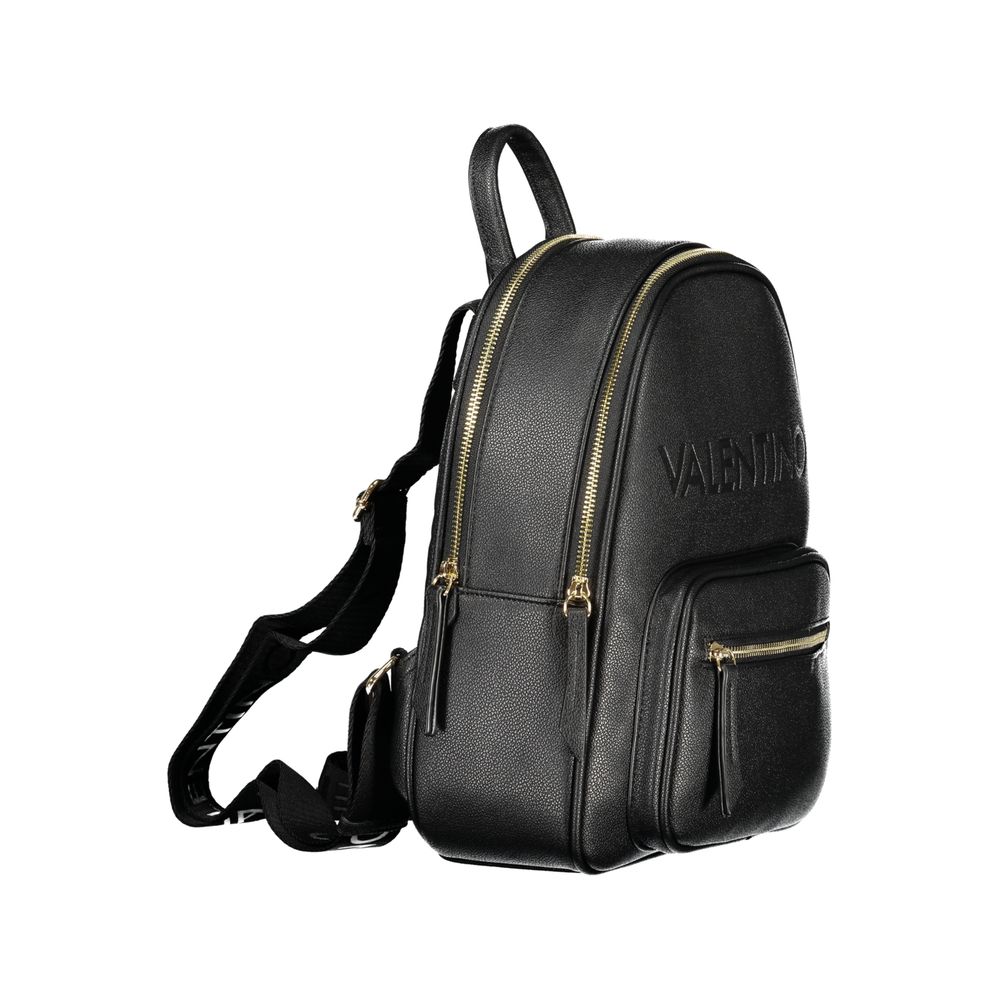 Valentino Black Polyethylene Backpack