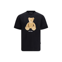 Palm Angels Black Cotton T-Shirt