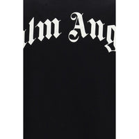 Palm Angels Black Cotton Sweatshirt