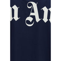 Palm Angels Blue Cotton Sportswear