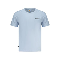 Timberland Azzurro Cotton Men T-Shirt