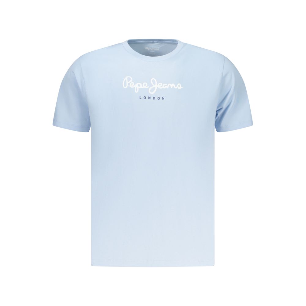 Pepe Jeans Azzurro Cotton Mens T-Shirt