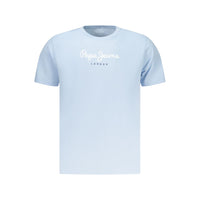 Pepe Jeans Azzurro Cotton Mens T-Shirt