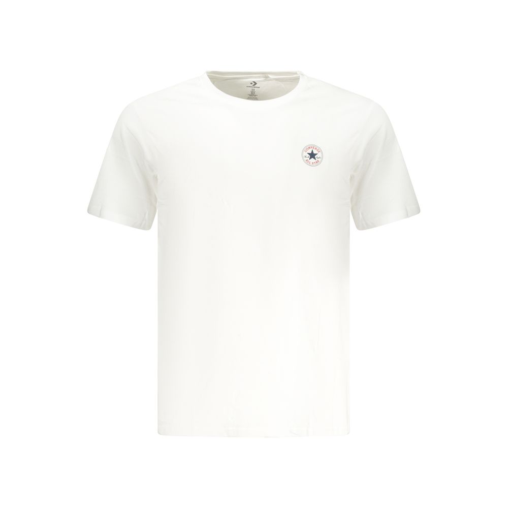 Converse Bianco Cotton Men T-Shirt
