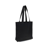 Maison Kitsuné Black Cotton Handbag
