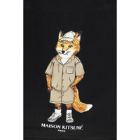 Maison Kitsuné Black Cotton Handbag