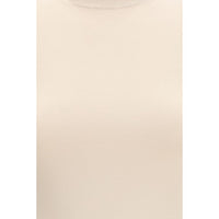 Max Mara Beige Viscose T-Shirt