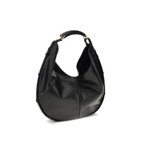 Saint Laurent Black Calf Leather Bos Taurus Shoulder Bag