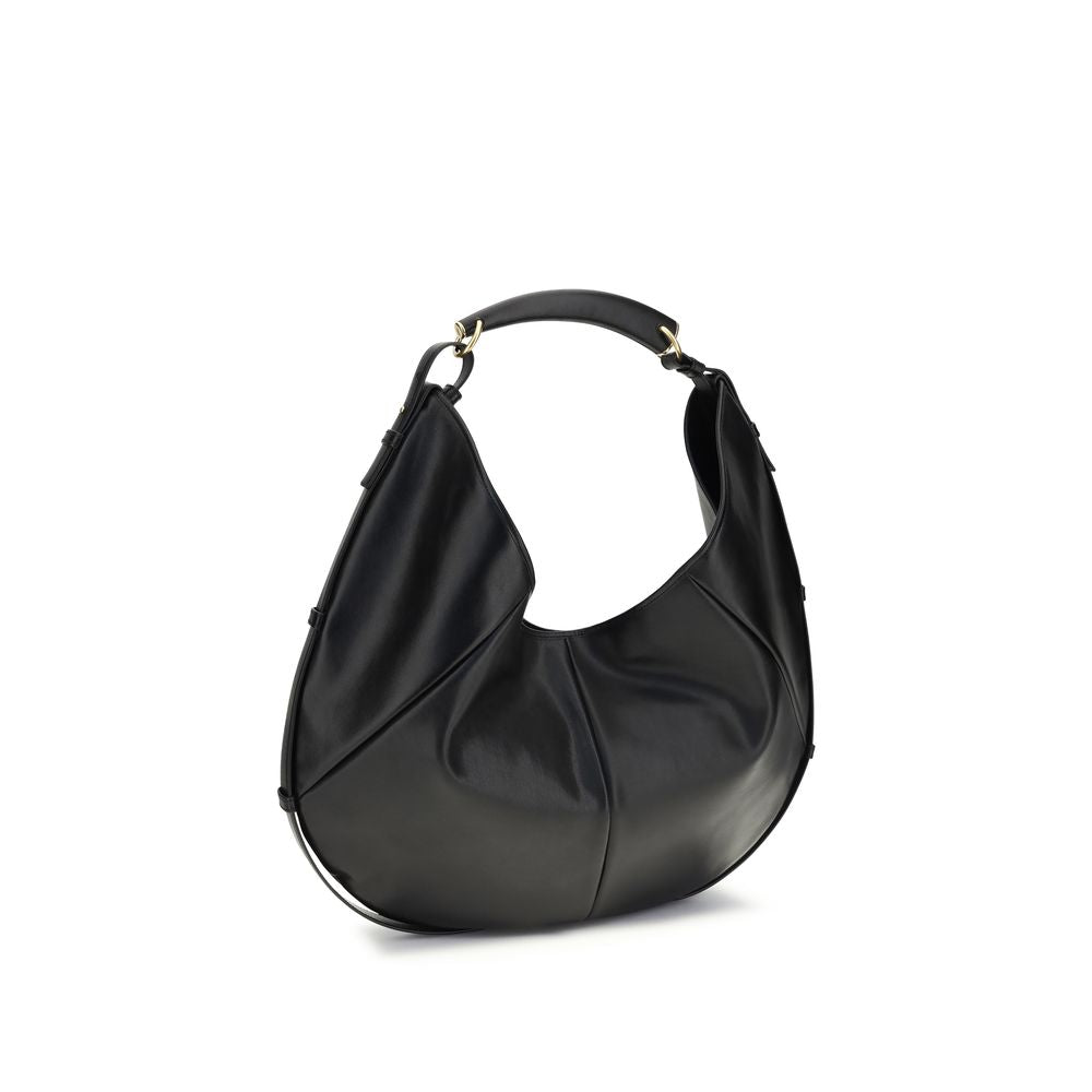 Saint Laurent Black Calf Leather Bos Taurus Shoulder Bag
