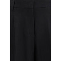 Max Mara Black Linen Casual Pants