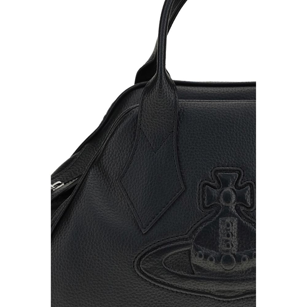 Vivienne Westwood Black Polyurethane Shoulder Bag
