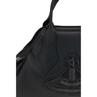 Vivienne Westwood Black Polyurethane Shoulder Bag