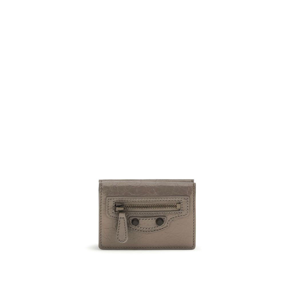 Balenciaga Black Lamb Ovis Aries Aries Wallet