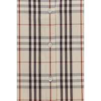 Burberry Beige Cotton Pattern Shirt