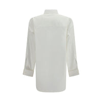 Balenciaga White Cotton Dress Shirt