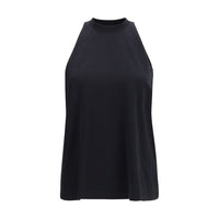 Darkpark Black Cotton Tank Tops