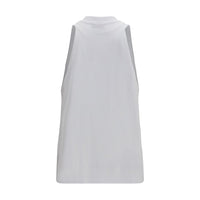 Darkpark White Cotton Tank Tops