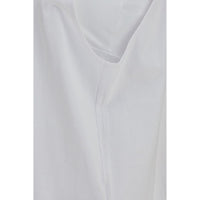 Darkpark White Cotton Tank Tops