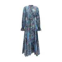 Etro Blue Cotton Casual Dress